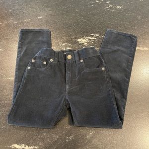 Boys CREWCUTS black corduroy pants size 6
